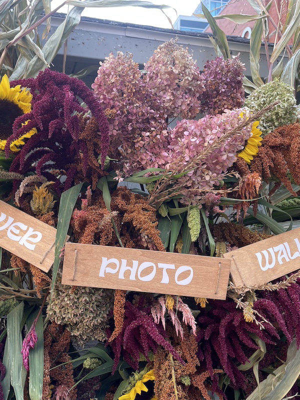Flower Photo Wall